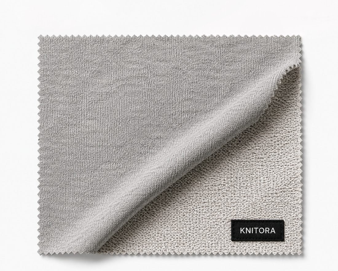 French Terry fabric swatch